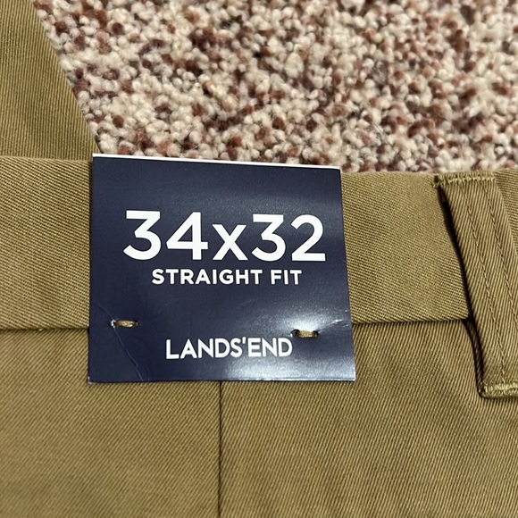 NWT Men’s Land’s End Straight fit Trousers - Picture 4 of 4